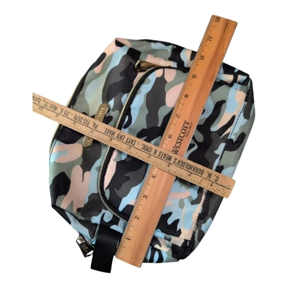 Aimee kestenberg camo makeup bag toiletry travel resort wear